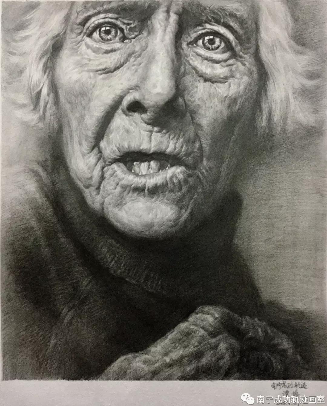 人物头像素描范画